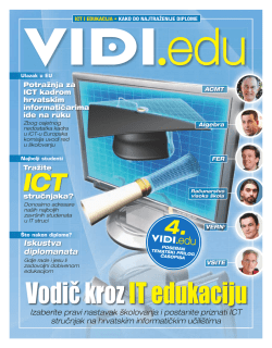 Izaberite pravi nastavak &scaron;kolovanja i postanite priznati