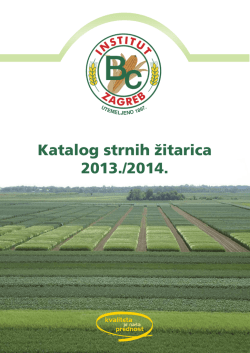 Katalog strnih žitarica 2013./2014.