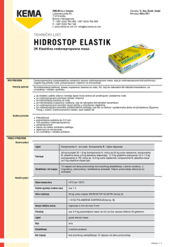 HIDROSTOP ELASTIK