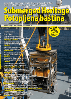Potopljena ba&scaron;tina 2 - Međunarodni centar za podvodnu arheologiju