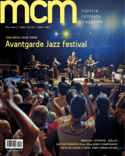 Avantgarde Jazz festival