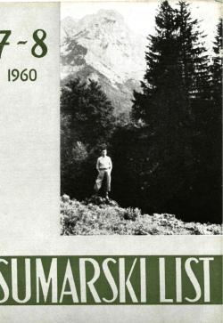 &Scaron;UMARSKI LIST 7