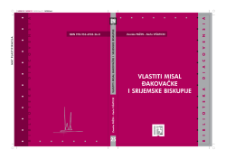 Vlastiti misal Đakovačke i Srijemske biskupije