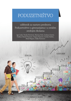 poduzetništvo - Škola poduzetničke konkurentnosti na tržištu rada