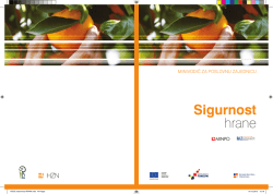 Sigurnost hrane - BIZimpact Pobolj&scaron;avanje informiranosti hrvatske