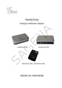 HandyTone Upute za rukovanje