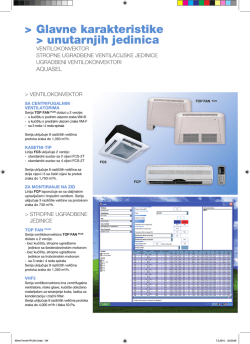 Glavne karakteristike unutarnjih jedinica.pdf