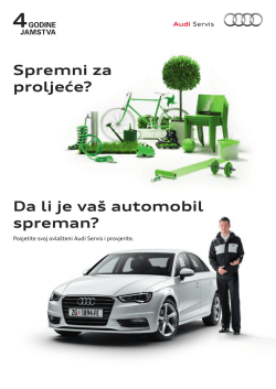 Spremni za proljeće? Da li je va&scaron; automobil