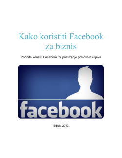 Facebook za Biznis