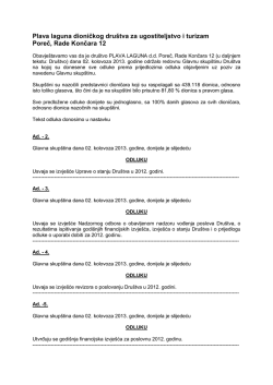 Odluke GS Plava laguna 2013 (pdf)