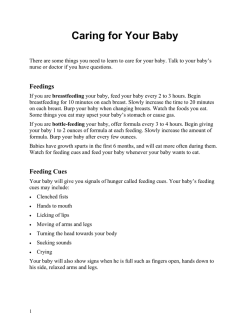 Caring for Your Baby - Bosnian - Health Information Translations