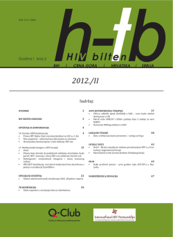 HIV bilten HTB - HIV i-Base