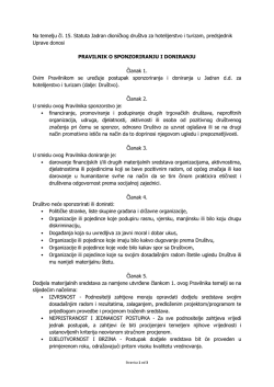 pravilnik o sponzorstvu i donacijama - objava.pdf
