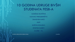 10 godina udruge bivših studenata fesb-A