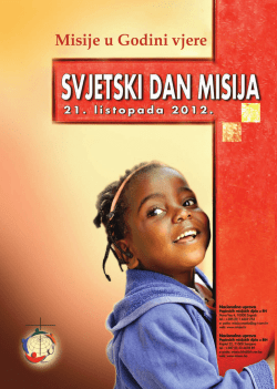 Misije u Godini vjere - PDF