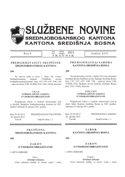 Broj 4 Godi&scaron;te XVII. T R A V N I K P R E D S J E D A V A J U Ć