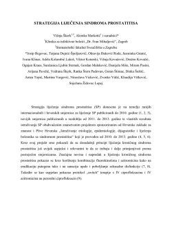 Strategija liječenja prostatitisa