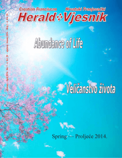Uskrs 2014 - Croatian Franciscans