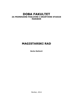 magistarski rad