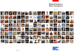 Mje&scaron;oviti brak u BiH - Fondacije Friedrich Ebert