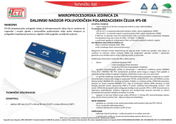 Tehnički list - Pa-El Katodna Za&scaron;tita