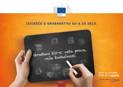 Gradani EU-a: vasa prava, vasa budućnost.
