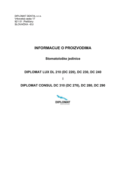 INFORMACIJE O PROIZVODIMA