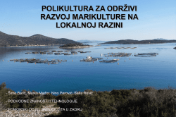 polikultura za održivi razvoj marikulture na lokalnoj razini