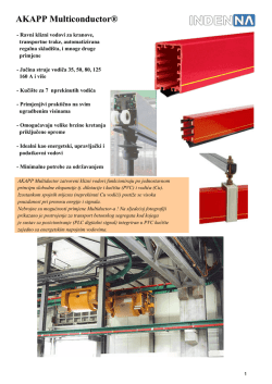 Klizni vodovi - Indenna