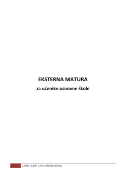 EKSTERNA MATURA