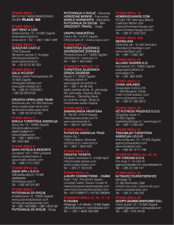 &Scaron;TAND BROJ 1 INFO PULT ME&ETH;UNARODNOG SAJMA