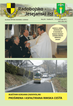 Radobojsko - Općina Jesenje