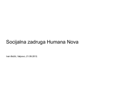 Socijalna zadruga Humana Nova