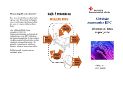 KPC Klebsiella pneumoniae letak