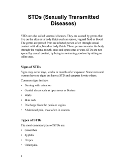 STDs - Health Information Translations