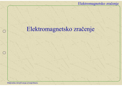 Elektromagnetsko zračenje