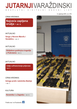 Najveća zapljena oružja - str. 6.