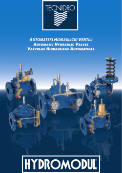AUTOMATSKI HIDRAULIČKI VENTILI
