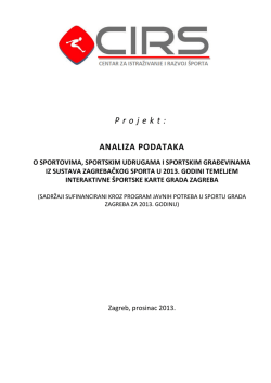 2013_12_13-Analiza podataka o sportovima sportskim - CIRS-a