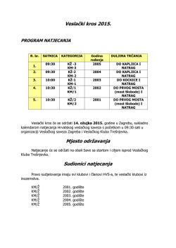 Raspis- Veslački kros 2015
