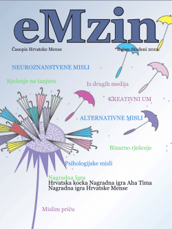 ALTERNATIVNE MISLI NEUROZNANSTVENE MISLI KREATIVNI