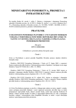 Pravilnik o sigurnosti pomorske plovidbe