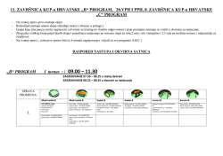 Raspored turnusa A,B,C