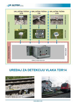 UREĐAJ ZA DETEKCIJU VLAKA TDR14