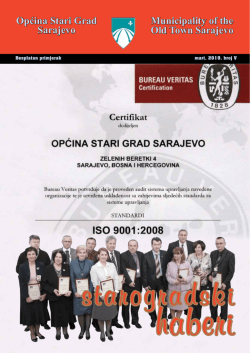 Starogradski haberi 5 - Općina Stari Grad Sarajevo