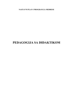 pedagogija