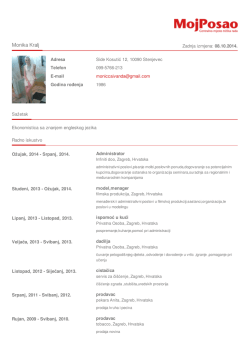 MojPosao.net - Moj Profil