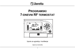 rf termostat prirucnik