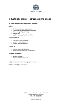 Industrijski bravar &ndash; strucna radna snaga