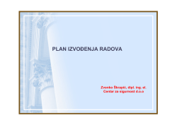 Plan izvođenja radova